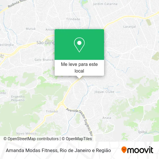 Amanda Modas Fitness mapa