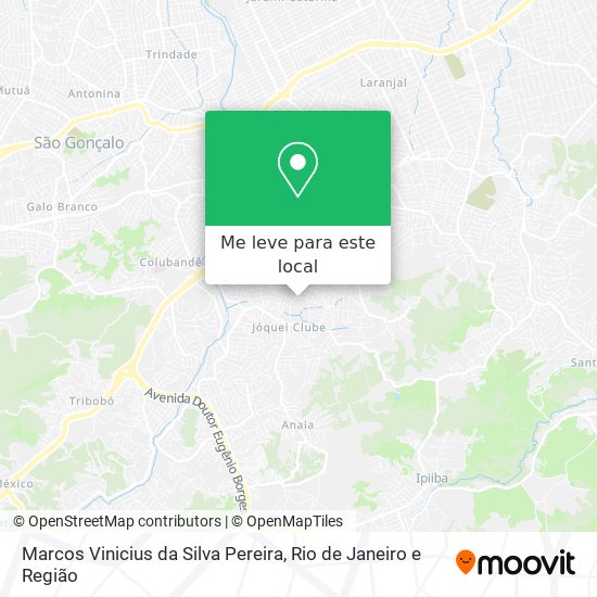 Marcos Vinicius da Silva Pereira mapa