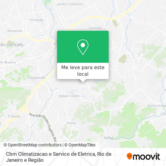 Cbm Climatizacao e Servico de Eletrica mapa