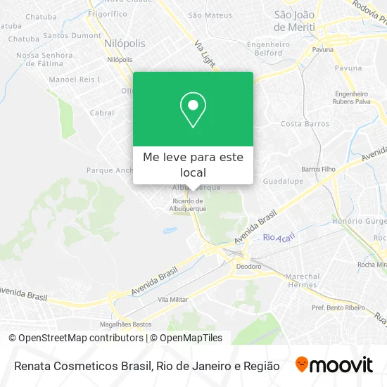 Renata Cosmeticos Brasil mapa
