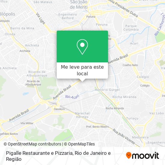 Pigalle Restaurante e Pizzaria mapa