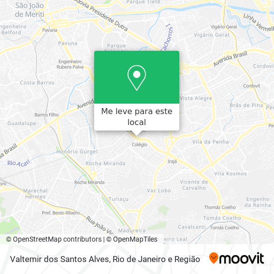 Valtemir dos Santos Alves mapa