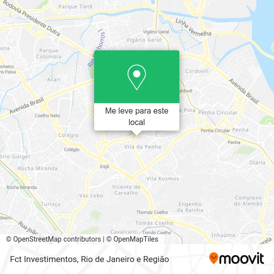 Fct Investimentos mapa