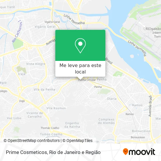 Prime Cosmeticos mapa