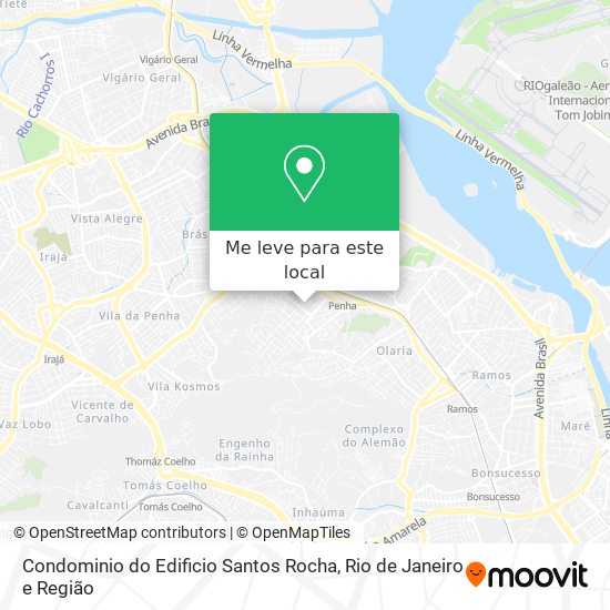 Condominio do Edificio Santos Rocha mapa