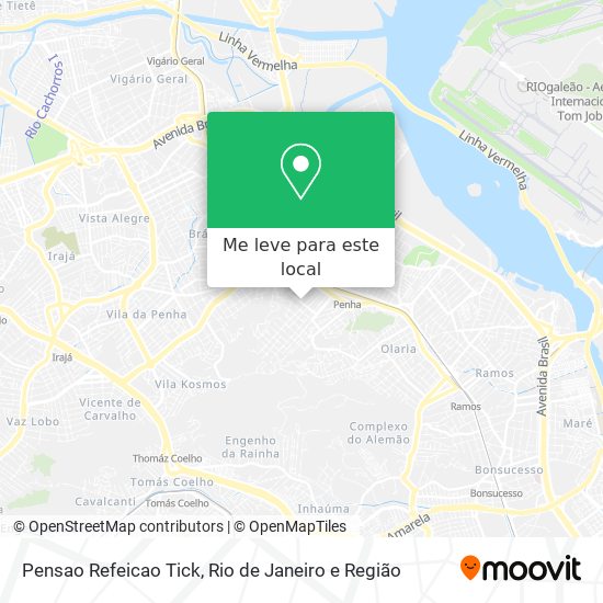 Pensao Refeicao Tick mapa