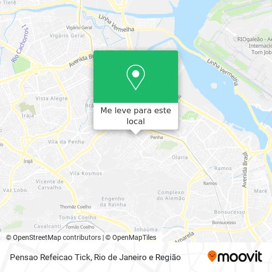 Pensao Refeicao Tick mapa