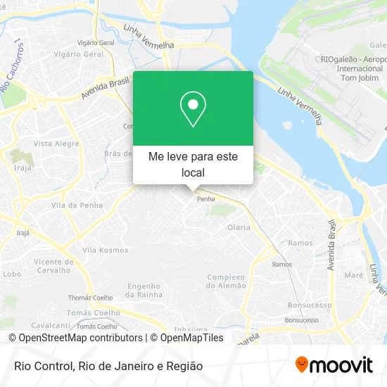 Rio Control mapa