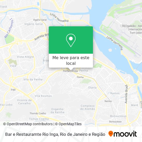 Bar e Restauramte Rio Inga mapa