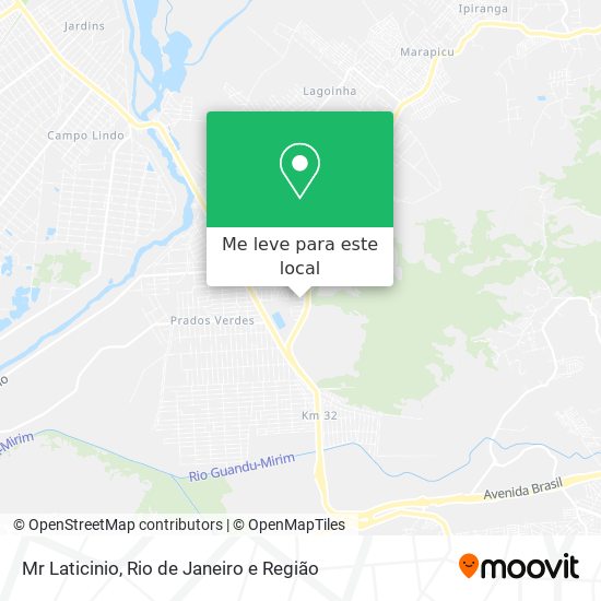 Mr Laticinio mapa