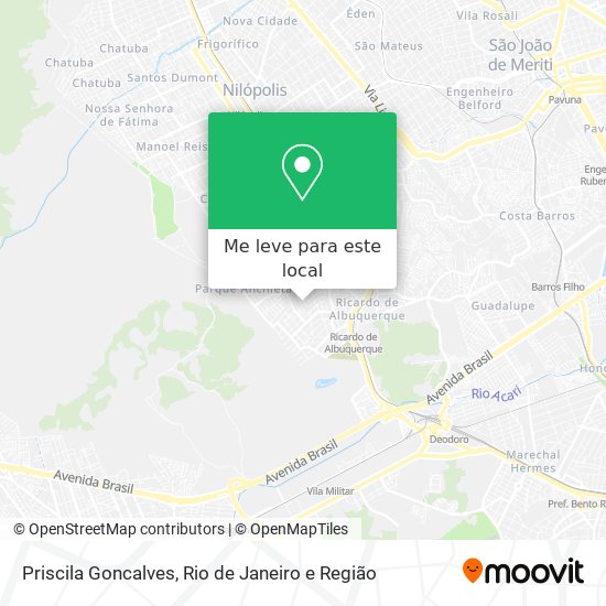 Priscila Goncalves mapa
