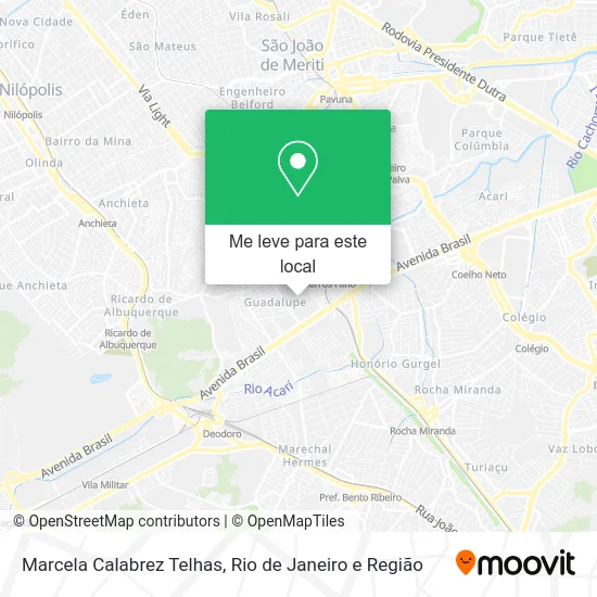 Marcela Calabrez Telhas mapa