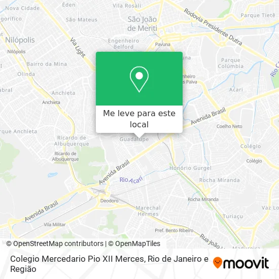 Colegio Mercedario Pio XII Merces mapa