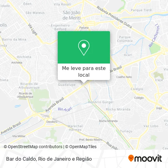 Bar do Caldo mapa