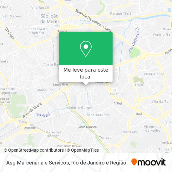 Asg Marcenaria e Servicos mapa