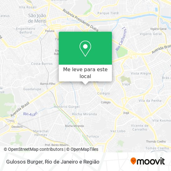 Gulosos Burger mapa