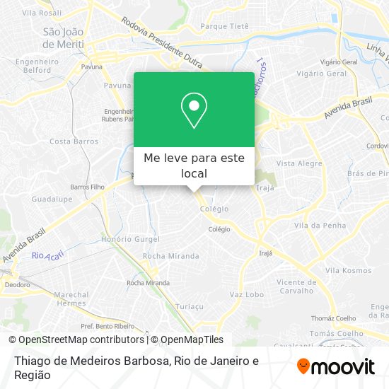 Thiago de Medeiros Barbosa mapa