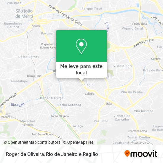 Roger de Oliveira mapa