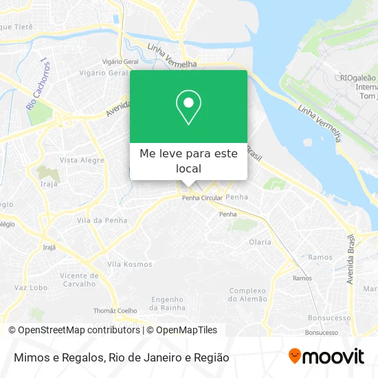 Mimos e Regalos mapa