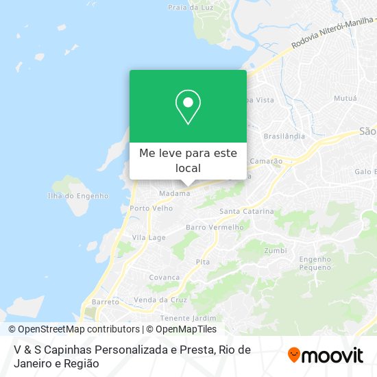 V & S Capinhas Personalizada e Presta mapa