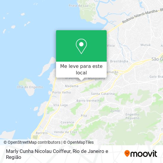 Marly Cunha Nicolau Coiffeur mapa