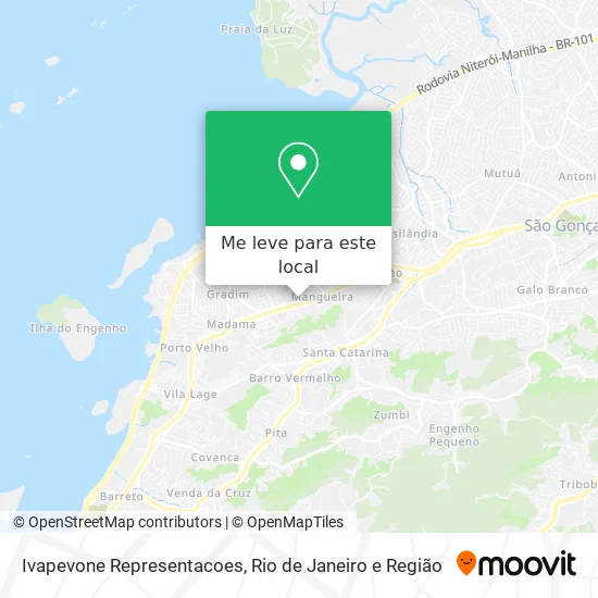 Ivapevone Representacoes mapa