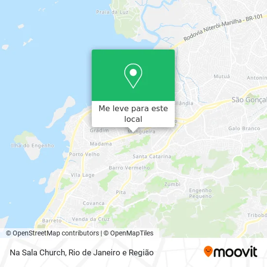 Na Sala Church mapa