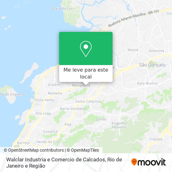 Walclar Industria e Comercio de Calcados mapa