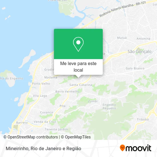 Mineirinho mapa