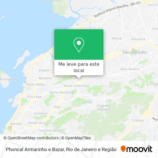Phoncal Armarinho e Bazar mapa