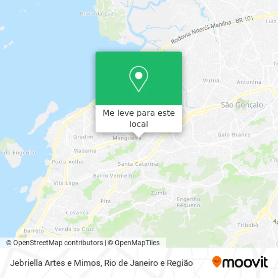 Jebriella Artes e Mimos mapa