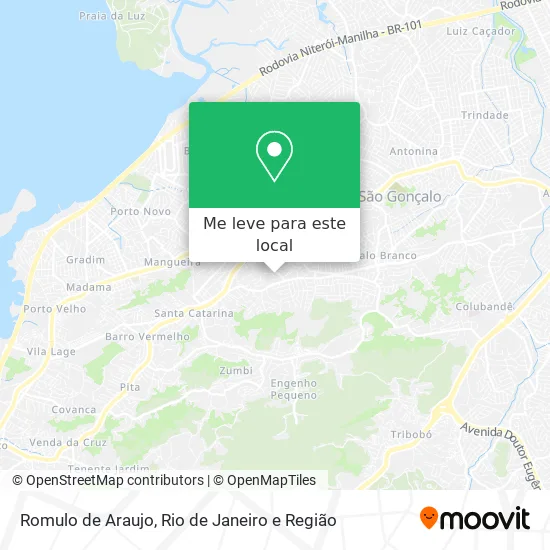 Romulo de Araujo mapa