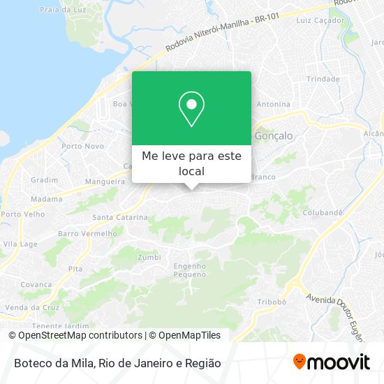 Boteco da Mila mapa