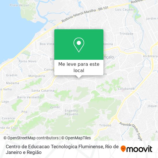 Centro de Educacao Tecnologica Fluminense mapa