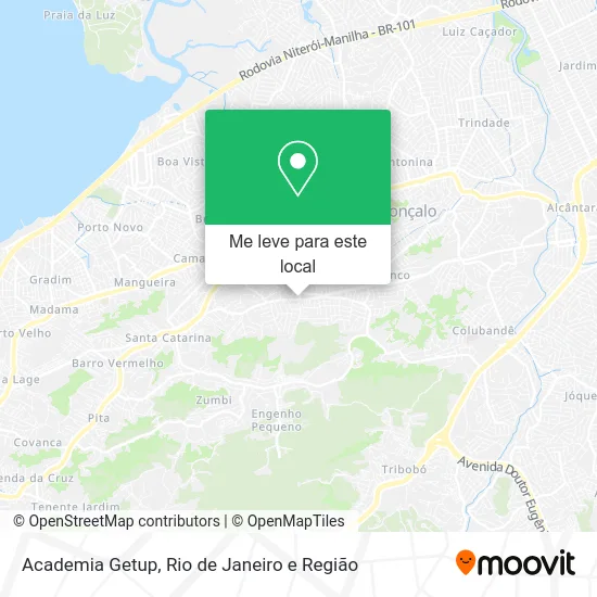 Academia Getup mapa