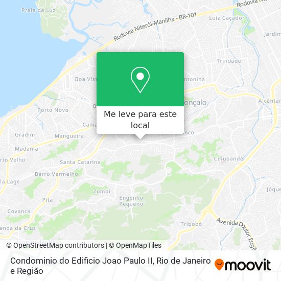 Condominio do Edificio Joao Paulo II mapa