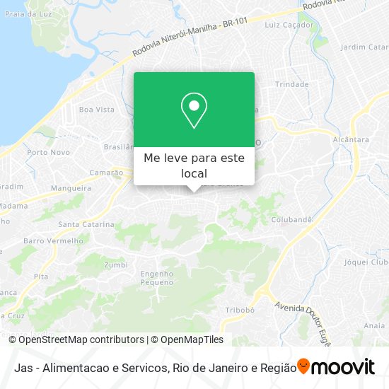 Jas - Alimentacao e Servicos mapa