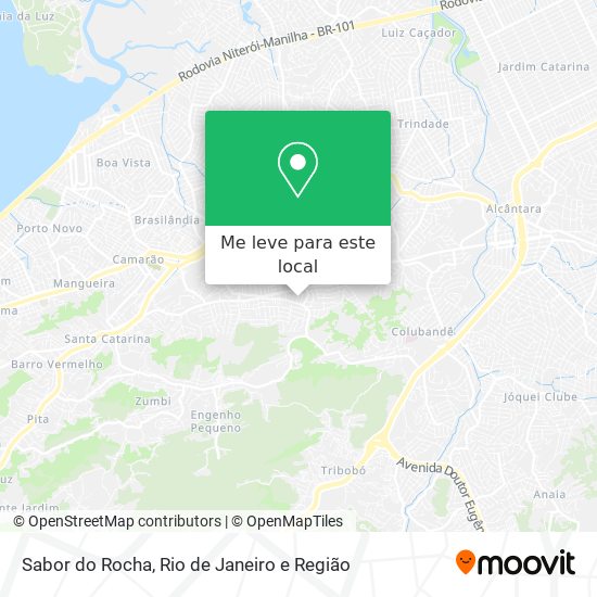 Sabor do Rocha mapa