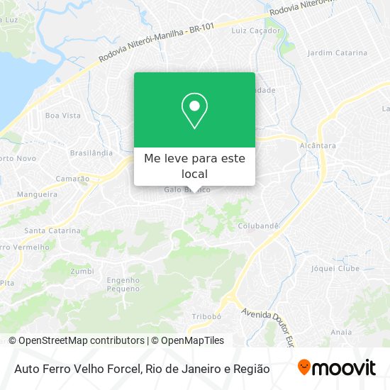 Auto Ferro Velho Forcel mapa