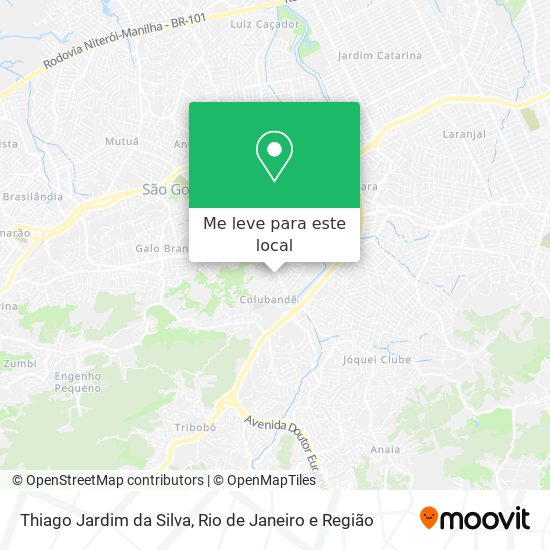 Thiago Jardim da Silva mapa