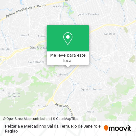Peixaria e Mercadinho Sal da Terra mapa