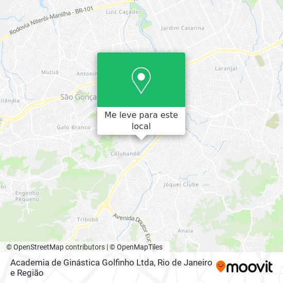 Academia de Ginástica Golfinho Ltda mapa