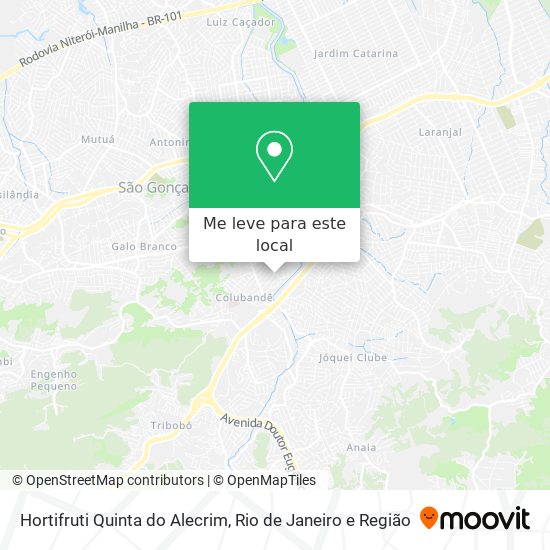 Hortifruti Quinta do Alecrim mapa