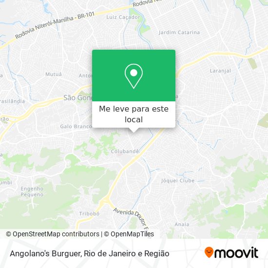 Angolano's Burguer mapa