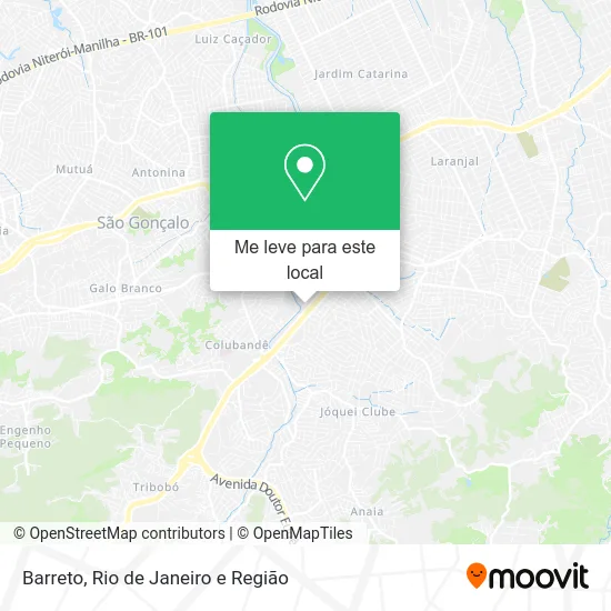 Barreto mapa