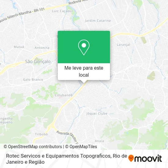 Rotec Servicos e Equipamentos Topograficos mapa