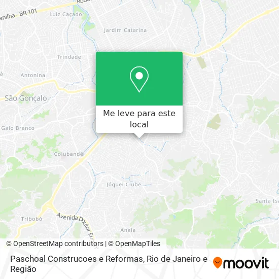 Paschoal Construcoes e Reformas mapa