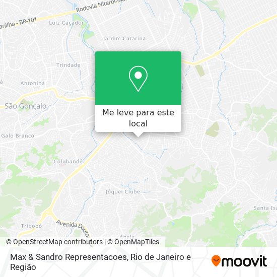 Max & Sandro Representacoes mapa