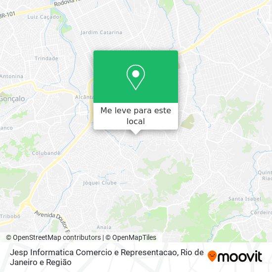 Jesp Informatica Comercio e Representacao mapa