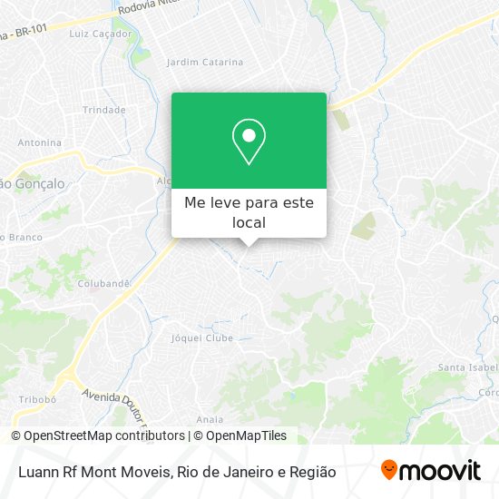 Luann Rf Mont Moveis mapa